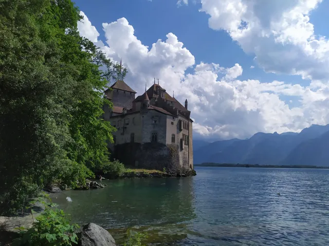 Chillon Castle Beach