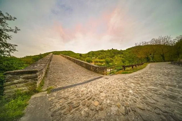 Ponte medievale a schiena d'asino