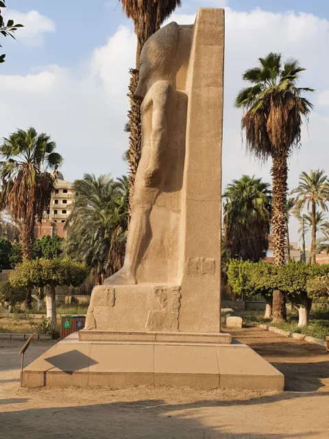Ramses II Red Granite Statue