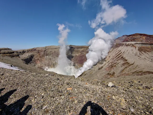 Nakadake No.1 Crater Tour Route