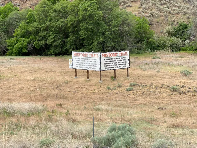 Historic Trail Marker - Lewis & Clark Return Trip