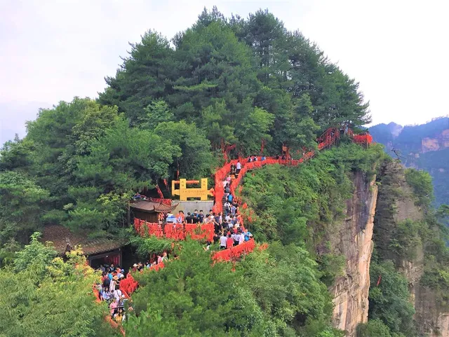 Sandstone peaks Zhangjiajie National Geological Park