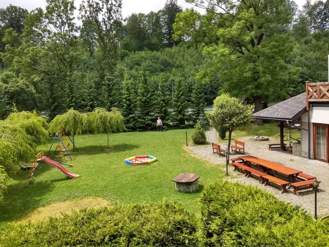 By the river. Guesthouse