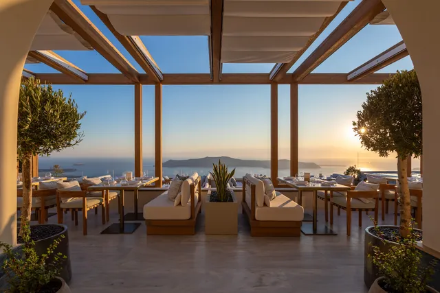 Blu Restaurant Santorini