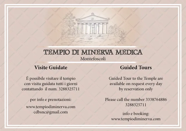 Tempio Di Minerva Medica Montefoscoli