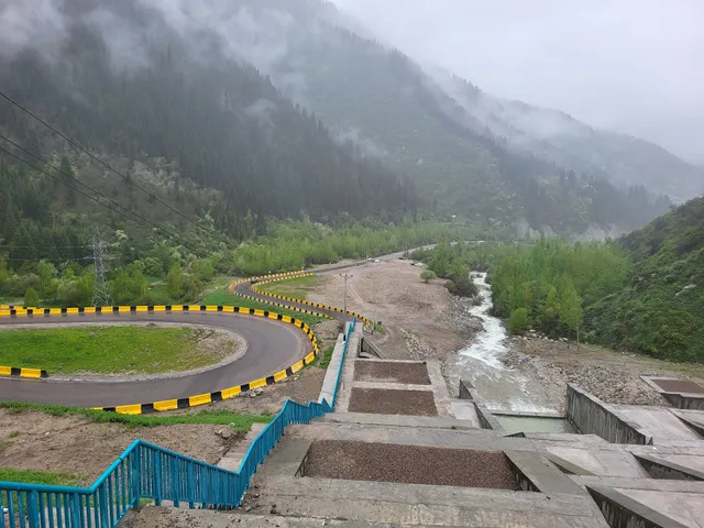 Dam on the Big Almaty River