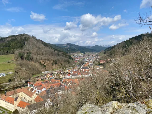 Schwarzwald Genießerpfad Wolfacher Schloßblick