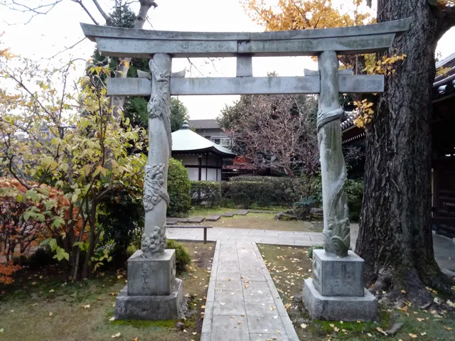 Double Dragon Torii Gate