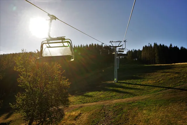 Skicentrum Deštné in the Eagle Mountains
