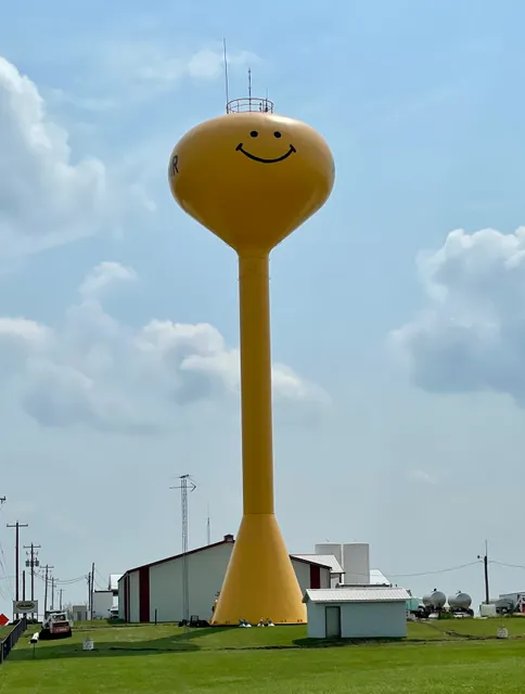 Smiley Face Water Tower