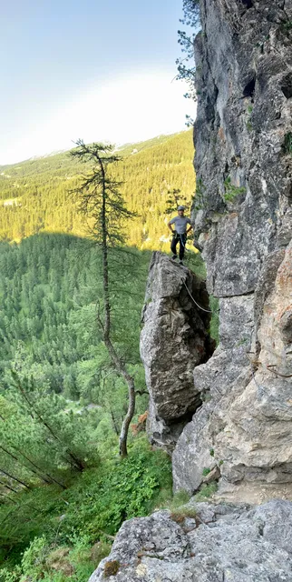 Via ferrata des Orres - La Cascade (difficile/noire) (départ)