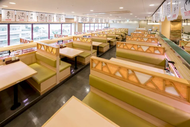 EDOWAN CHOKUSO SUSHI TRAIN TOKYO SUSHI-KAIDO ROAD AQUA CITY ODAIBA