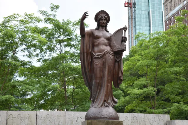 Spirit of Music Garden in Grant Park