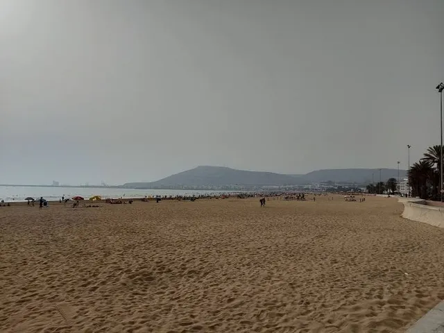 Corniche de la plage d'Agadir