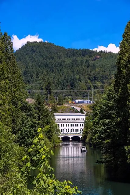 The Powerhouse at Stave Falls Visitor Centre