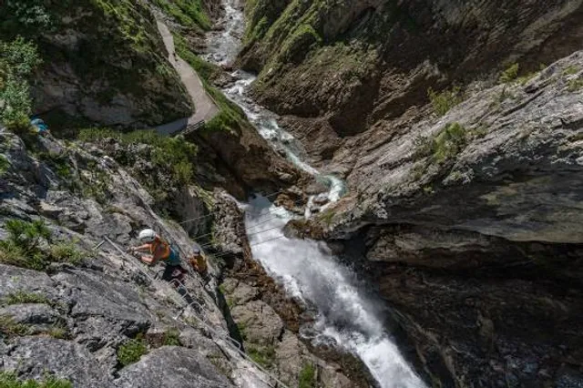 Simmswasserfall Erlebnisklettersteig