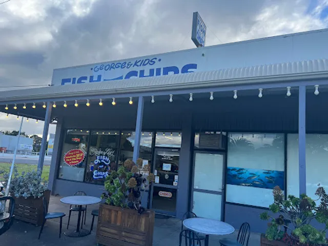 George and Kids Fish and chips
