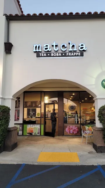 Matcha tea and frappe