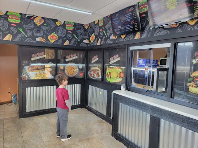 Gold Flame Smash Burger