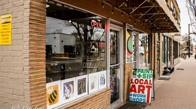 Ethan's gallery and studio