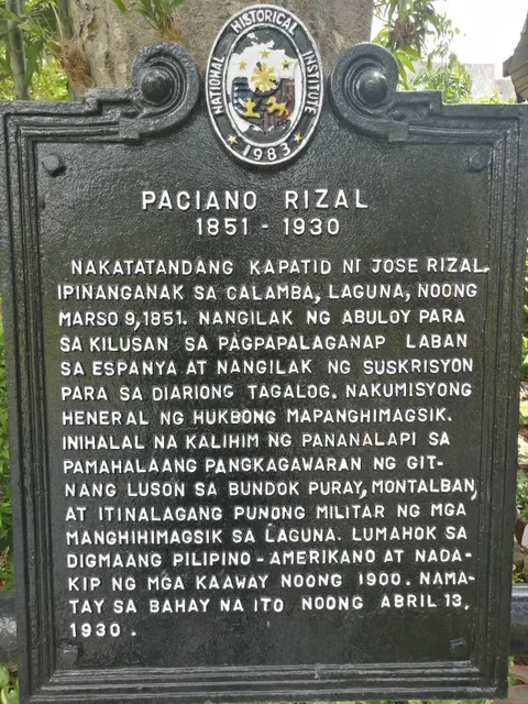 Paciano Rizal Shrine