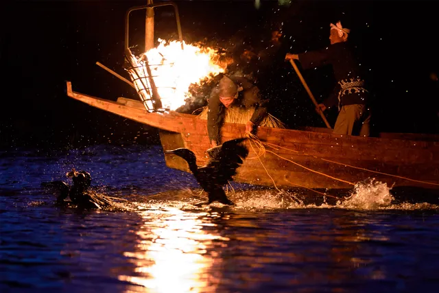 Kiso River Ukai (cormorant fishing)