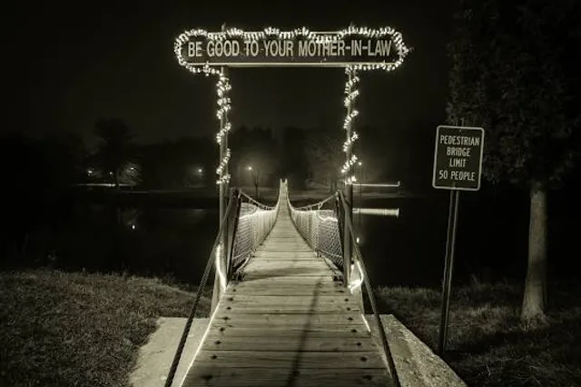Croswell Swinging Bridge