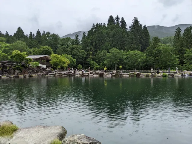 発光路の森Outdoor Bridge Hokkoji no Mori Fishing Area