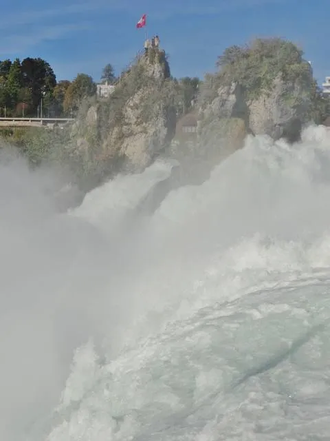 Rhine Falls - the rock observation deck
