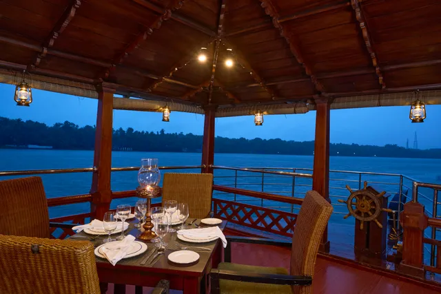 Raanthal, A Floating Restaurant (at The Leela Ashtamudi, A Raviz Hotel)