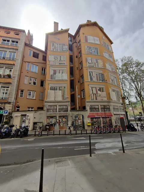 Fresco "The library of the city"