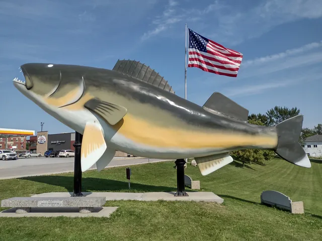 Willie the Walleye Statue