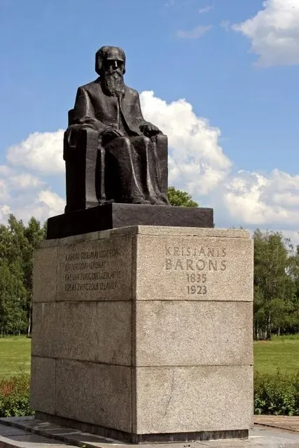 Krišjāņa Barona piemineklis