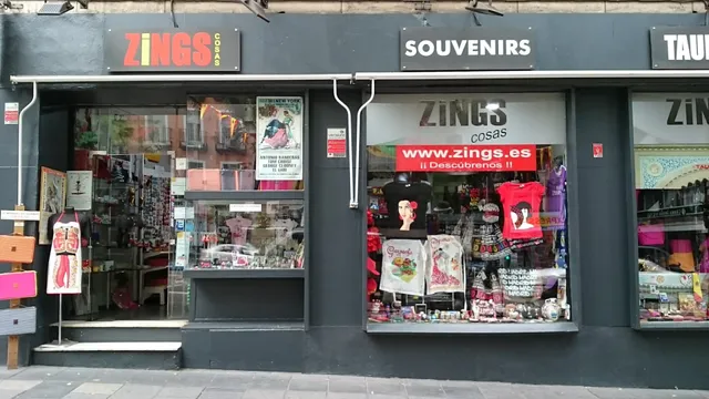 ZINGS Taurine and souvenirs shop in Madrid Spain