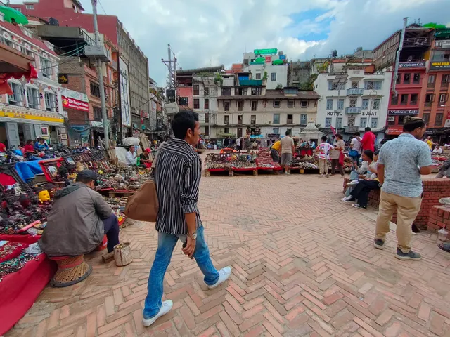 Khatmandu durbar square market