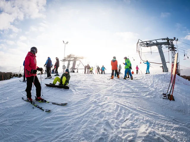 Liepkalnis winter skiing tracks
