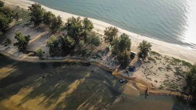 Whispered island campsite