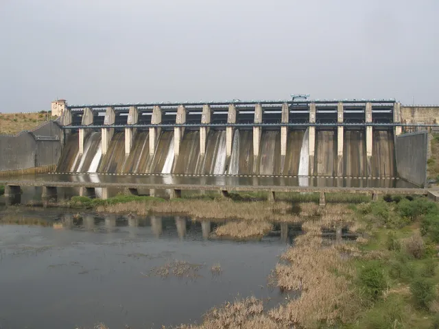 Upper Wardha Dam Reservoir .