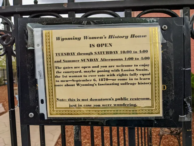 Wyoming Women's History House