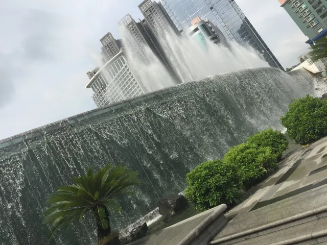 East Railway Station Waterscape Falls