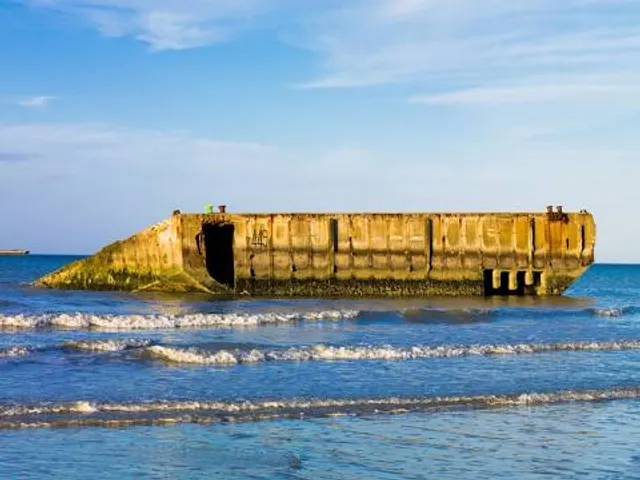 Puertos artificiales Arromanches