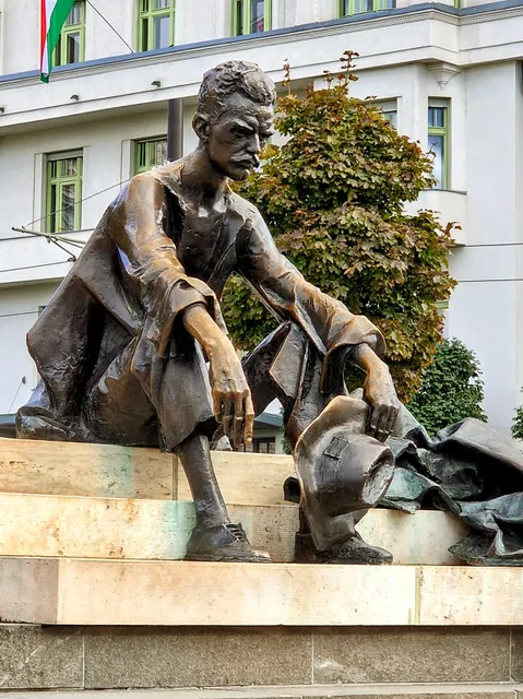 Attila József Statue