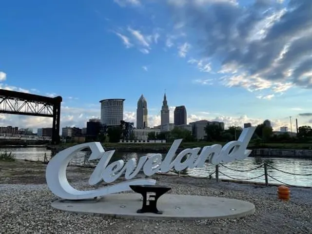 Cleveland Script Sign - Edgewater Park