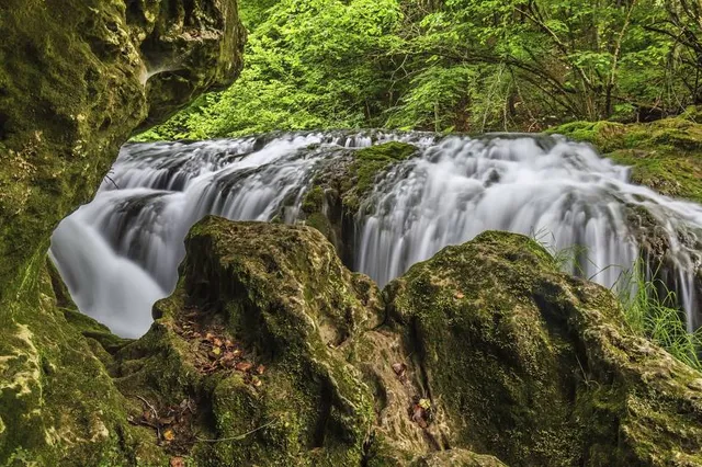 Waterfall At Văioaga