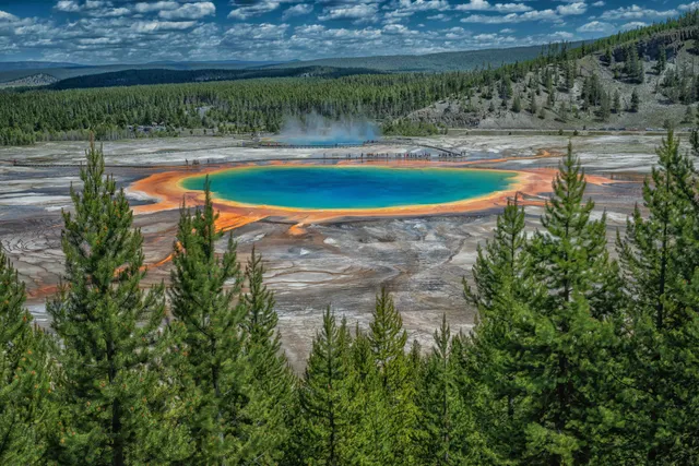 Grand Prismatic Spring Overlook
