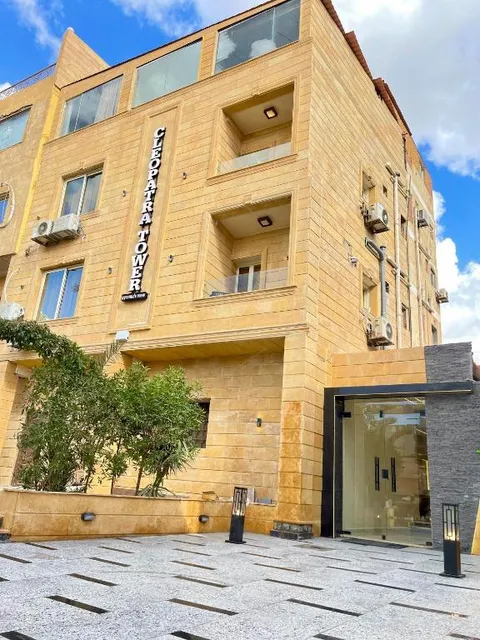 Cleopatra Tower Pyramid View