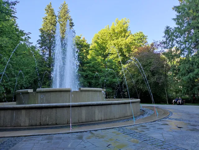 Fontanna w parku im. Książąt Pomorskich