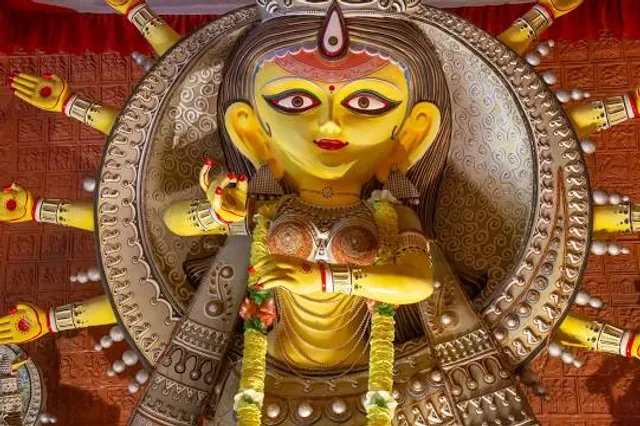 66 Pally Durga Puja Pandal