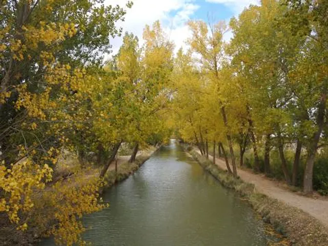 Dársena del Canal de Castilla en Medina de Rioseco