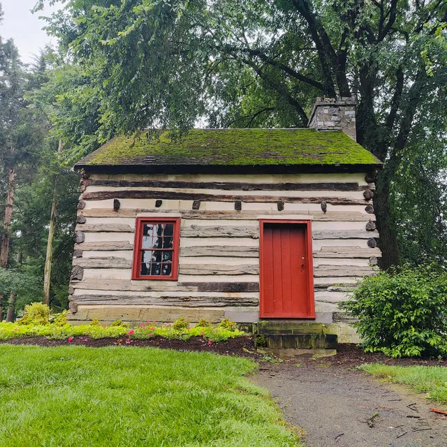 Pres James Buchanan Birthplace Cabin - moved to Mercersburg Academy campus